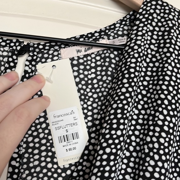 Becca Flutter Sleeve Godet Mini Dress NWT - Picture 4 of 9